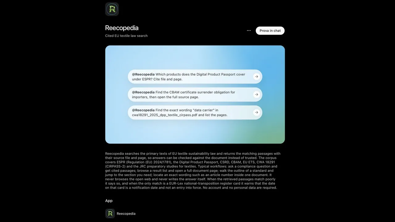 Aujourd’hui, Reecopedia a été officiellement inscrite dans l’écosystème OpenAI